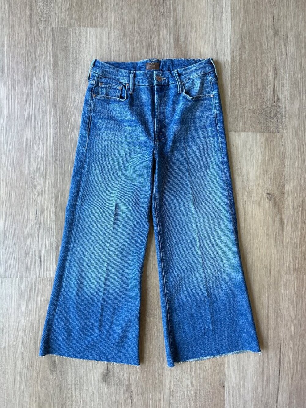 MOTHER Jeans The Roller Fray Work Hard Play Hard 28